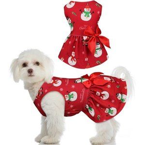 Dog Christmas Dress Costumes & Outfit for Small Dogs Cats Puppy